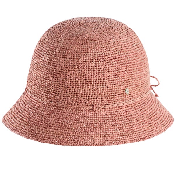 Helen Kaminski Villa 6 Cloche in Peony Pink